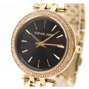 MICHAEL KORS Mini Darci
MK3738 Black Dial Gold Women's
Watch 33mm